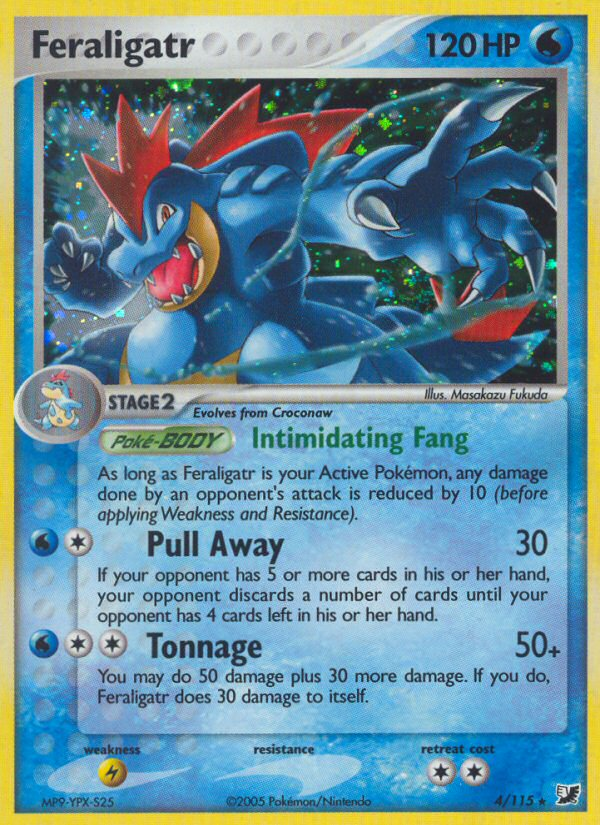 Feraligatr (4/115) [EX: Unseen Forces] | Good Games Cannington