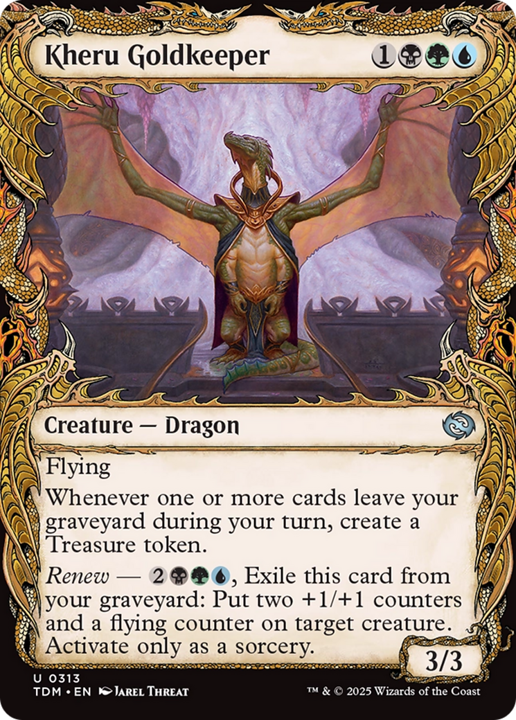 Kheru Goldkeeper (Showcase) [Tarkir: Dragonstorm] | Good Games Cannington