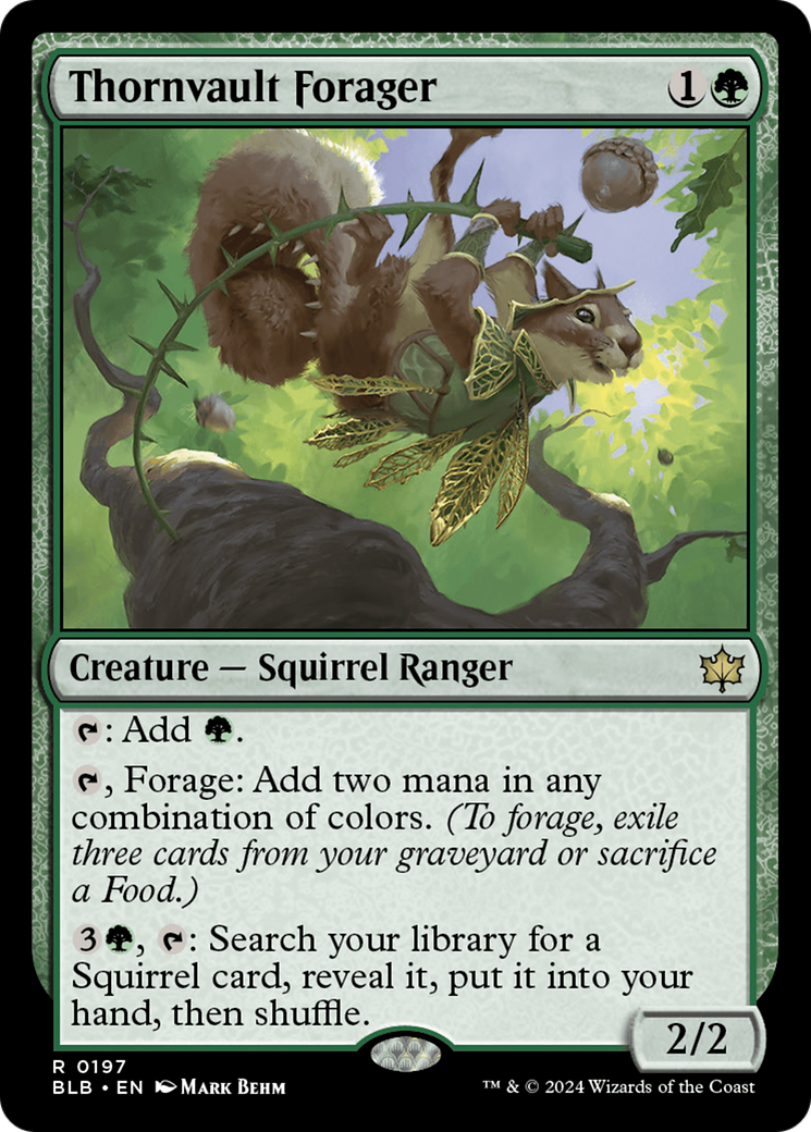 Thornvault Forager [Bloomburrow] | Good Games Cannington
