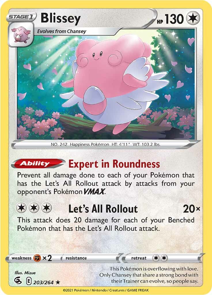Blissey (203/264) [Sword & Shield: Fusion Strike] | Good Games Cannington