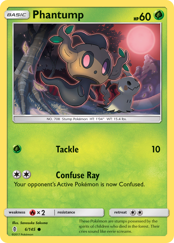 Phantump (6/145) [Sun & Moon: Guardians Rising] | Good Games Cannington