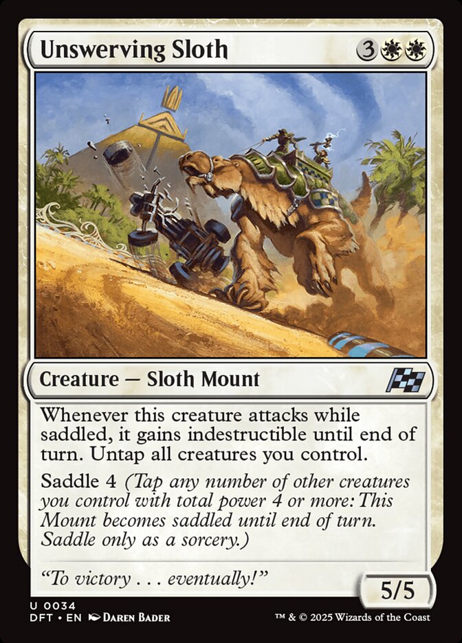 Unswerving Sloth 34/291 (Aetherdrift)  - Foil | Good Games Cannington