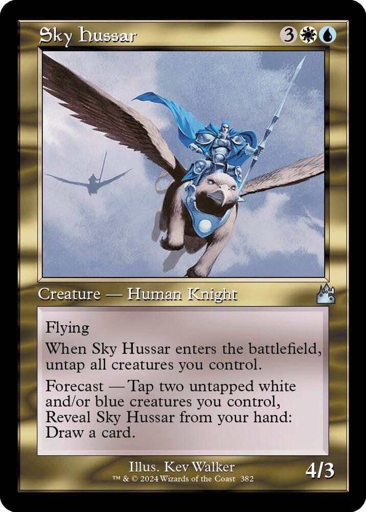 Sky Hussar 382/291 (Ravnica Remastered)  - Retro Foil | Good Games Cannington