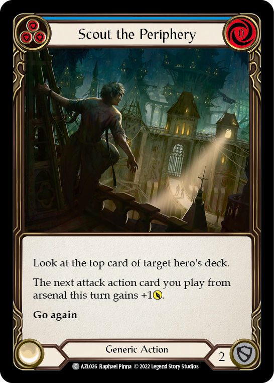 Scout the Periphery (Blue) [AZL026] (Outsiders Azalea Blitz Deck) | Good Games Cannington