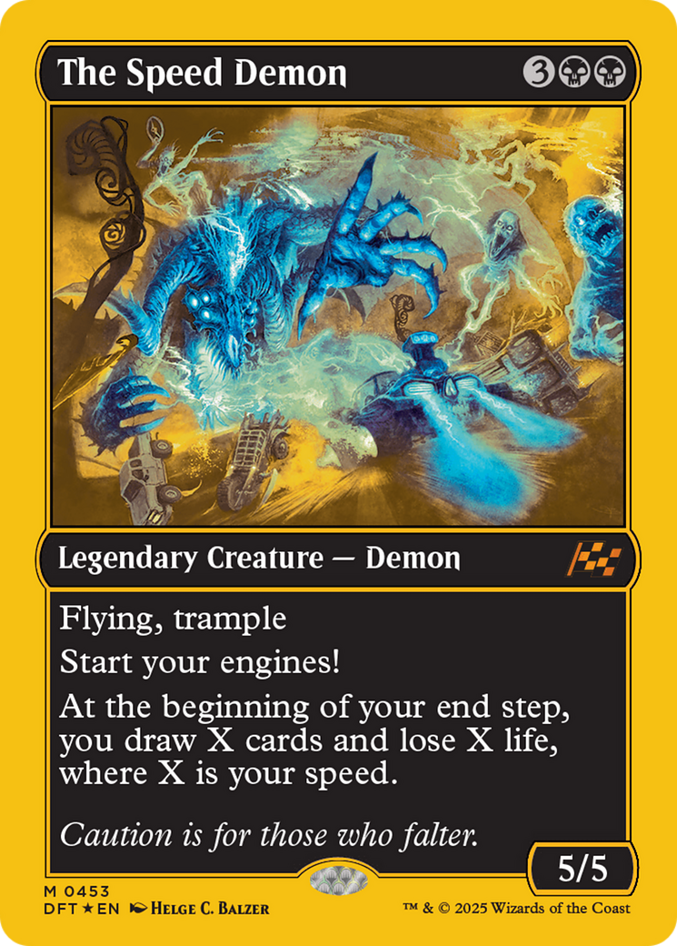 The Speed Demon (First-Place Foil) [Aetherdrift] | Good Games Cannington