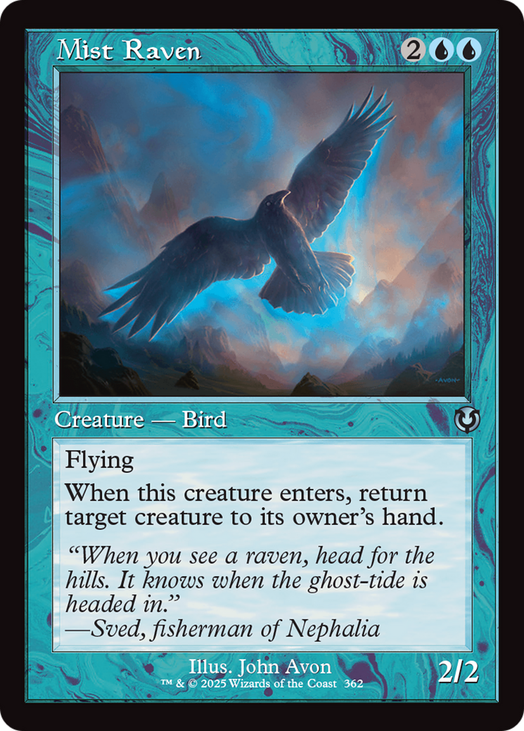Mist Raven (Retro Frame) [Innistrad Remastered] | Good Games Cannington