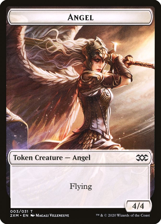 Angel Token [Double Masters Tokens] | Good Games Cannington