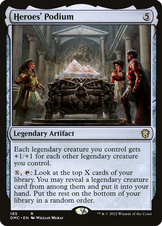 Heroes' Podium 185/50 (Commander: Dominaria United)  | Good Games Cannington