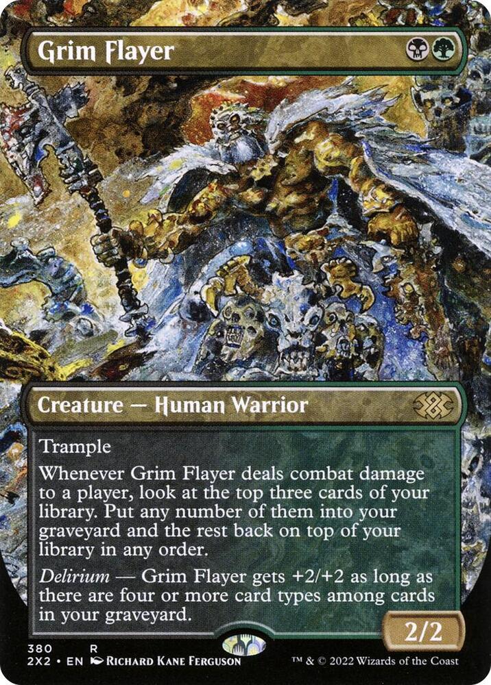 Grim Flayer Borderless 380/331 (Double Masters 2022)  | Good Games Cannington