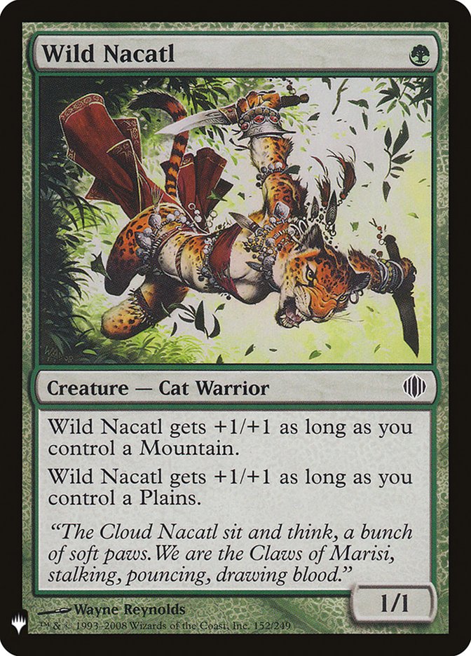 Wild Nacatl [Mystery Booster] | Good Games Cannington