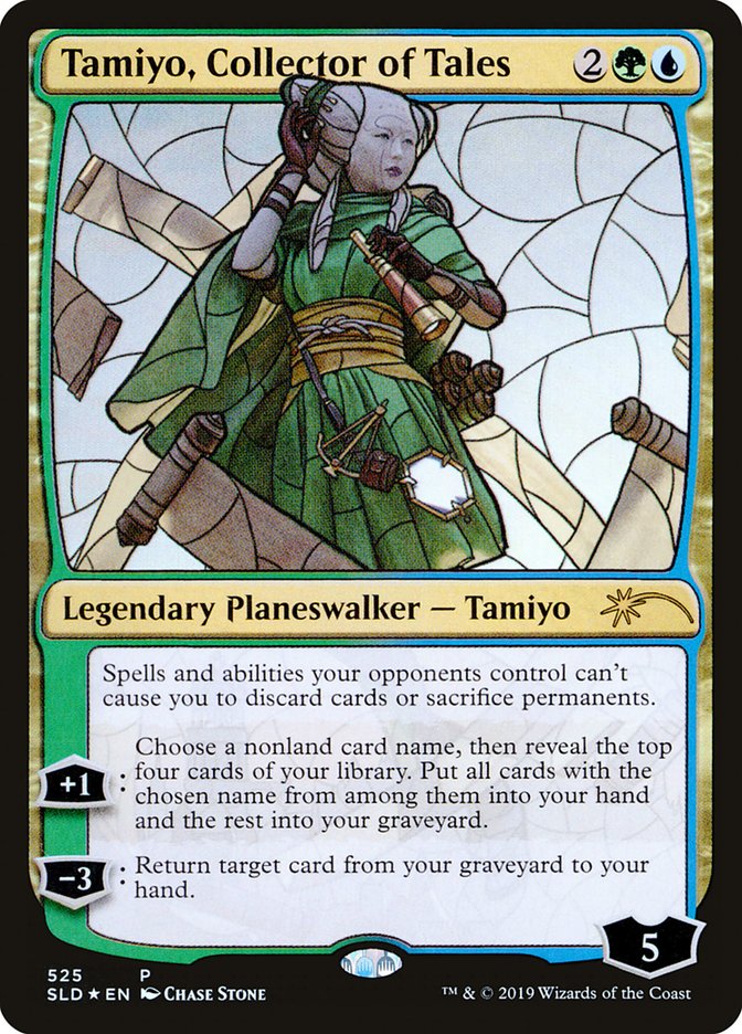 Tamiyo, Collector of Tales (Stained Glass) [Secret Lair Drop Promos] | Good Games Cannington