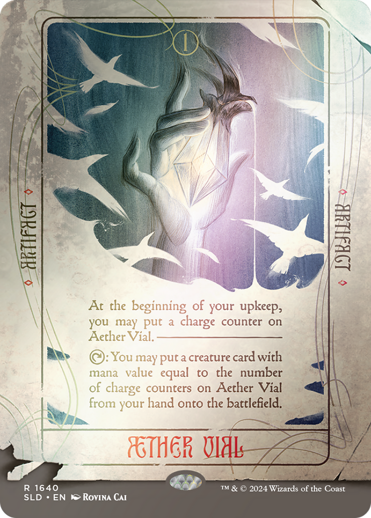 Aether Vial (Rainbow Foil) [Secret Lair Drop Series] | Good Games Cannington