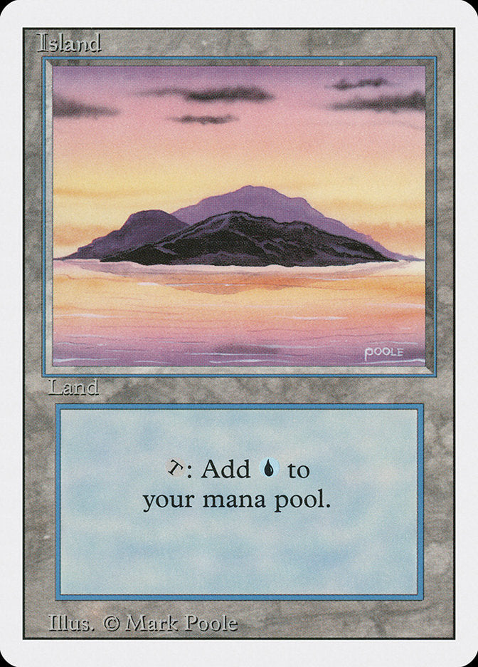 Island (Sunset / Signature on Right) [Revised Edition] | Good Games Cannington