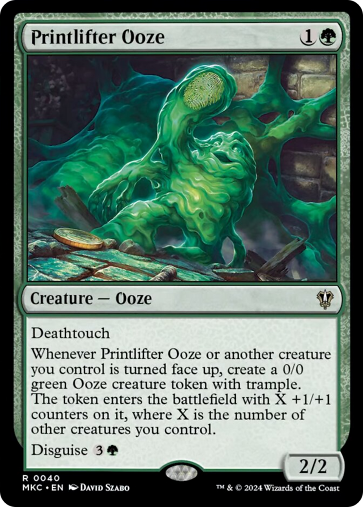 Printlifter Ooze [Murders at Karlov Manor Commander] | Good Games Cannington