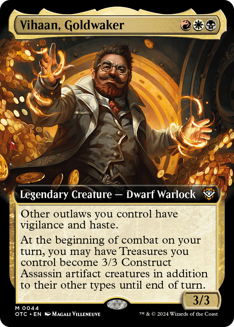 Vihaan, Goldwaker (Extended Art) [Outlaws of Thunder Junction Commander] | Good Games Cannington