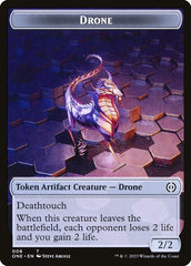 Phyrexian Mite (012) // Drone Double-Sided Token [Phyrexia: All Will Be One Tokens] | Good Games Cannington