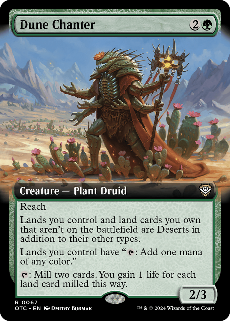 Dune Chanter (Extended Art) [Outlaws of Thunder Junction Commander] | Good Games Cannington