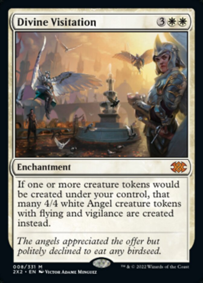 Divine Visitation [Double Masters 2022] | Good Games Cannington