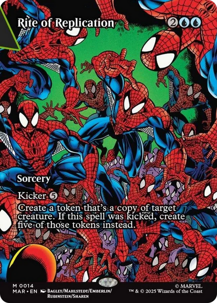 Rite of Replication (Borderless) [Marvel's Spider-Man: Eternal-Legal] | Good Games Cannington