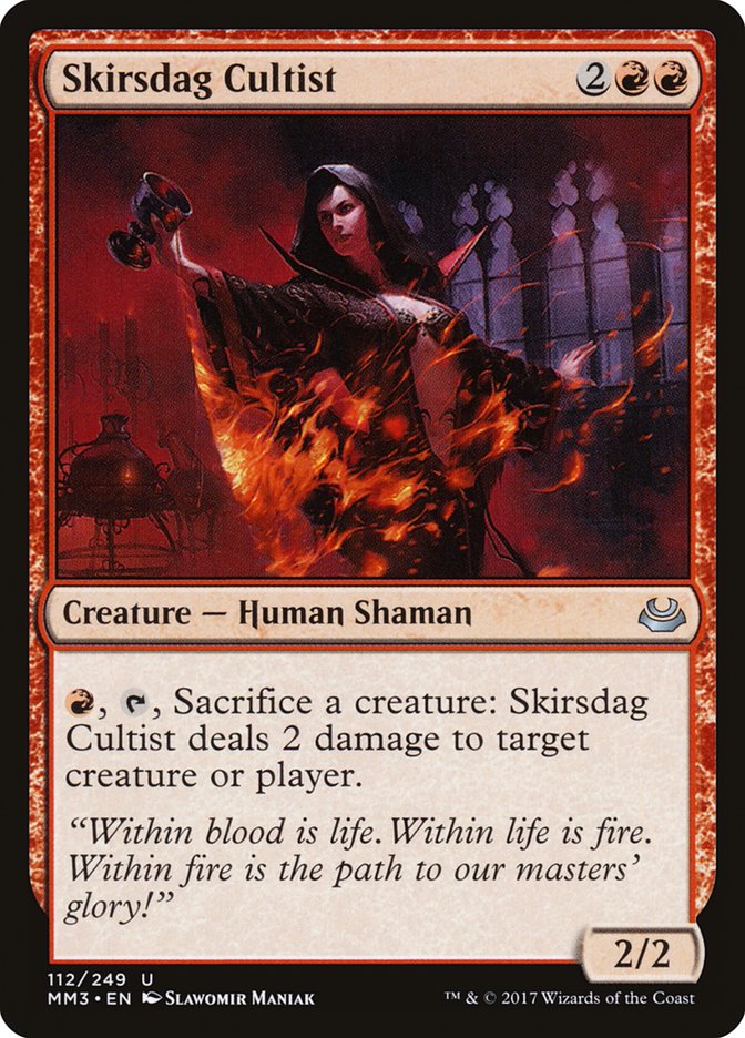 Skirsdag Cultist 112 (Modern Masters 2017)  | Good Games Cannington