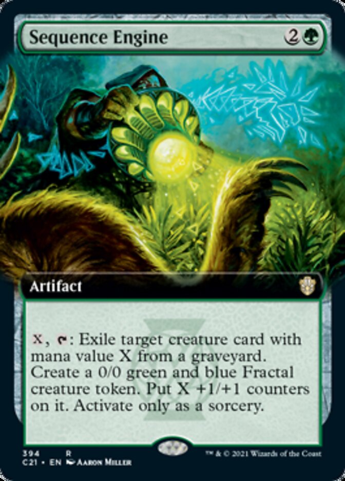 Sequence Engine (Extended Art) [Commander 2021] | Good Games Cannington