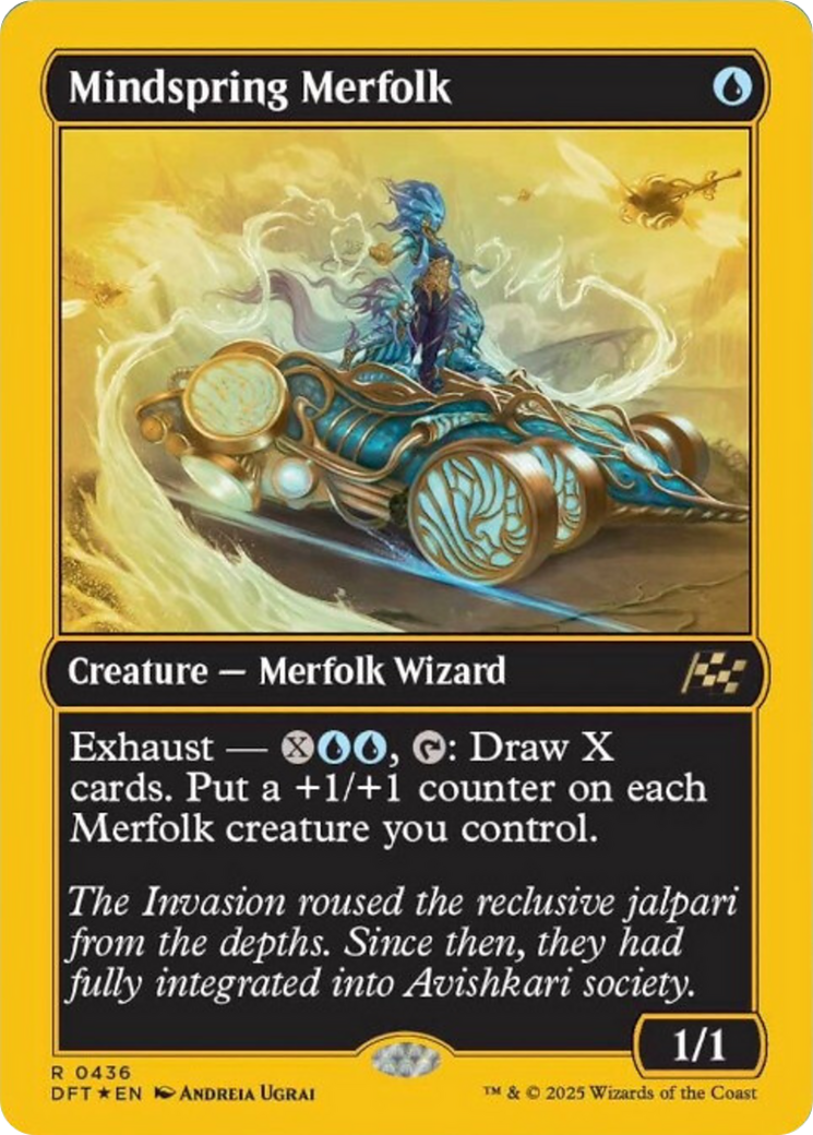 Mindspring Merfolk (First-Place Foil) [Aetherdrift] | Good Games Cannington
