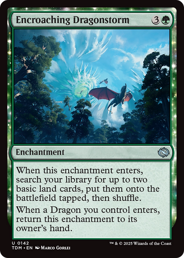 Encroaching Dragonstorm [Tarkir: Dragonstorm] | Good Games Cannington