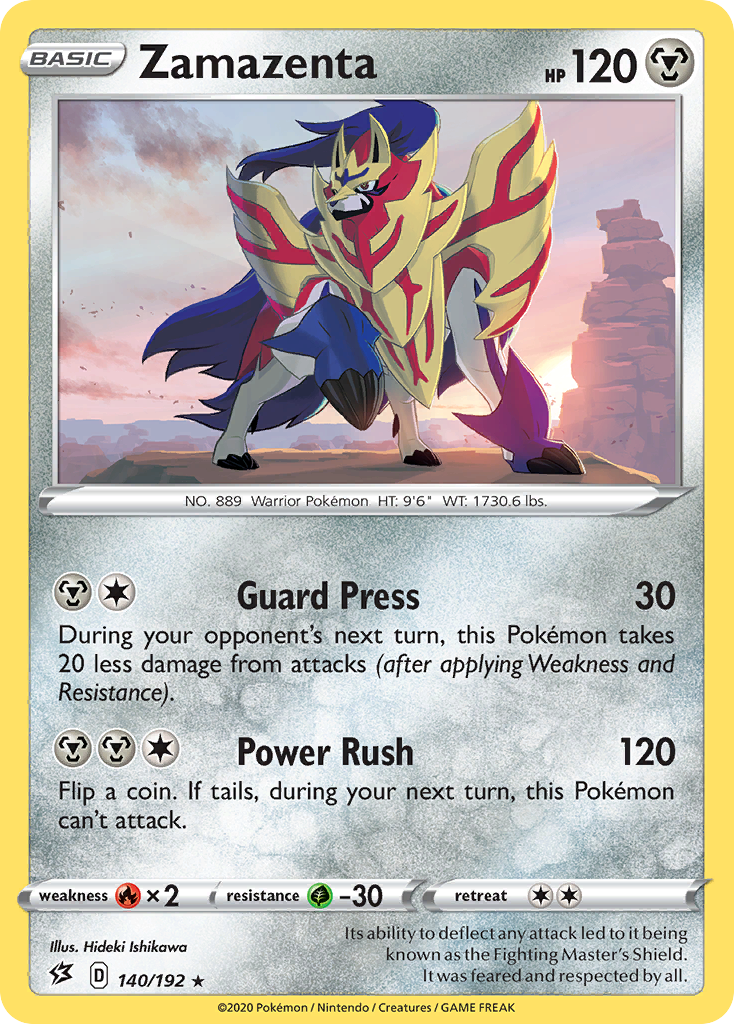 Zamazenta (140/192) [Sword & Shield: Rebel Clash] | Good Games Cannington