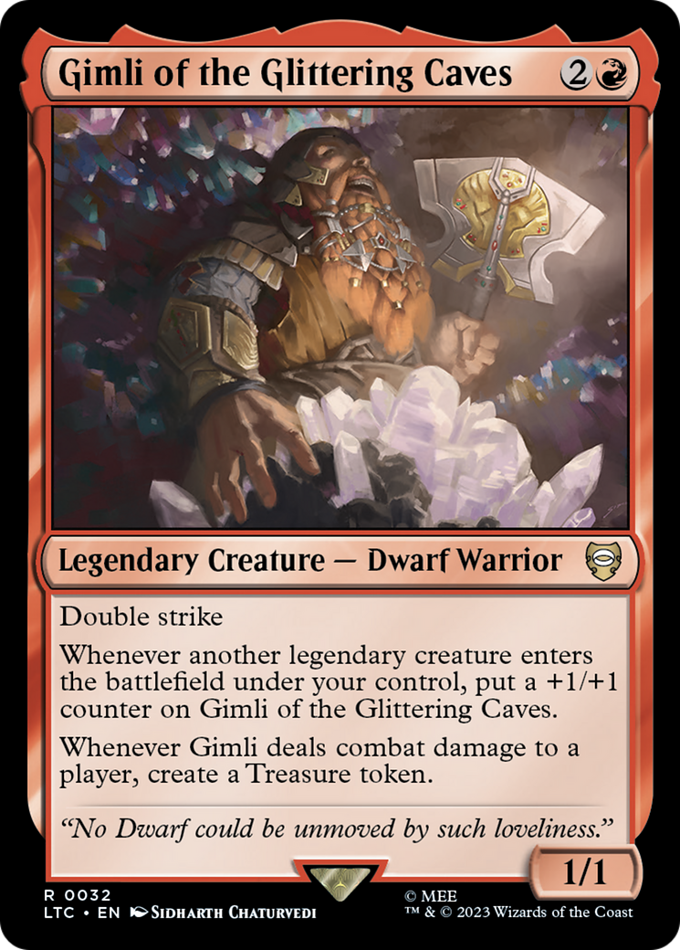 Gimli of the Glittering Caves [The Lord of the Rings: Tales of Middle-Earth Commander] | Good Games Cannington