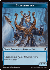 Zombie Army // Shapeshifter Double-Sided Token [Aetherdrift Tokens] | Good Games Cannington
