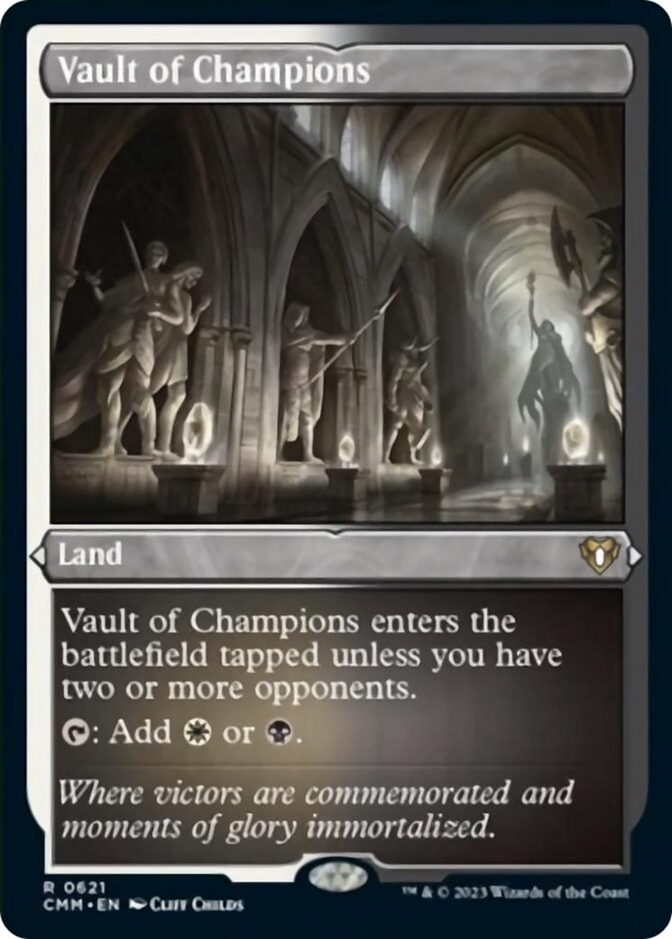 Vault of Champions (Foil Etched) [Commander Masters] | Good Games Cannington