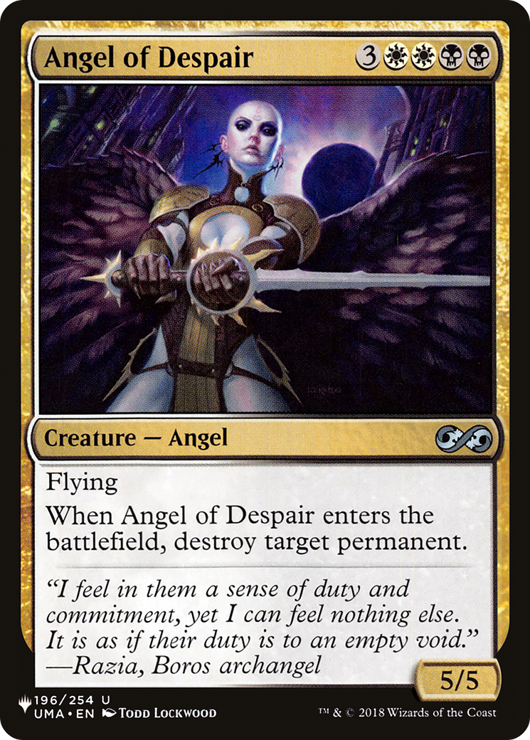 Angel of Despair [The List] | Good Games Cannington