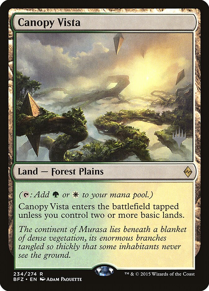 Canopy Vista [Battle for Zendikar Promos] | Good Games Cannington