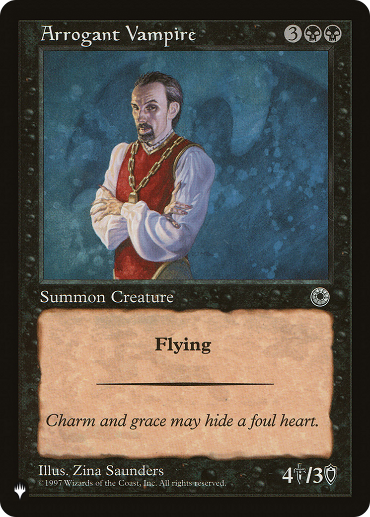 Arrogant Vampire [The List] | Good Games Cannington