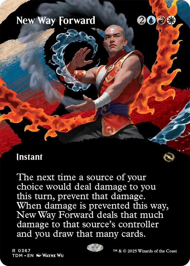 New Way Forward 367 (Tarkir: Dragonstorm)  - Borderless | Good Games Cannington