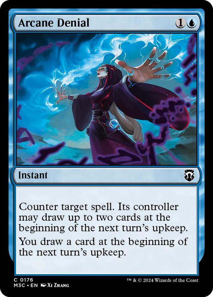 Arcane Denial 176/411 (Commander: Modern Horizons 3)  - Ripple Foil | Good Games Cannington