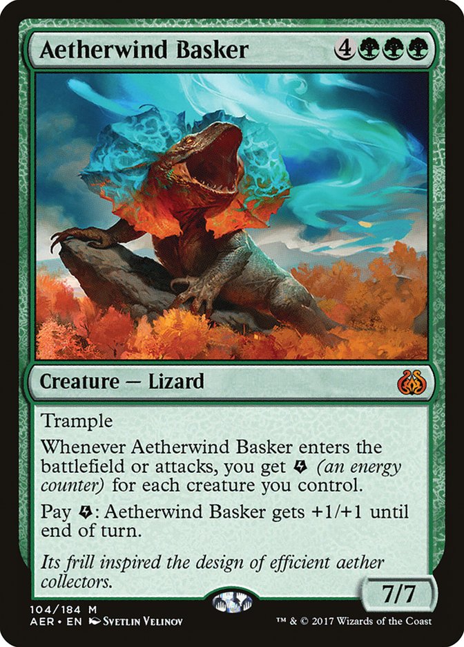 Aetherwind Basker 104/184 (Aether Revolt)  - Foil | Good Games Cannington