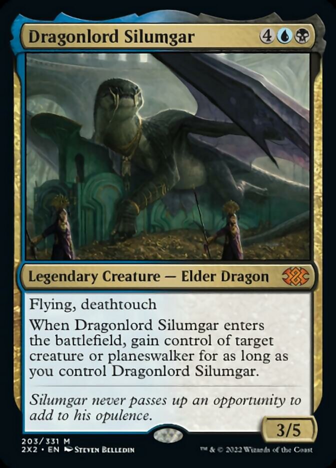 Dragonlord Silumgar [Double Masters 2022] | Good Games Cannington
