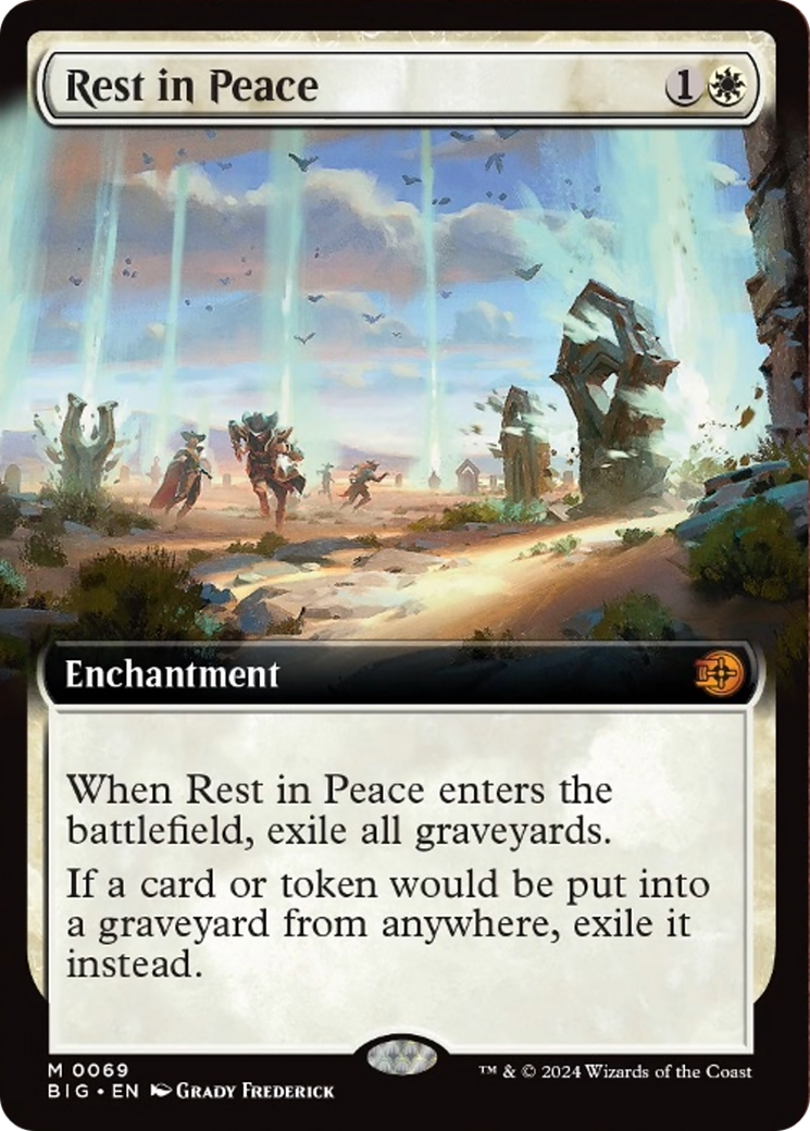 Rest in Peace (Extended Art) [Outlaws of Thunder Junction: The Big Score] | Good Games Cannington