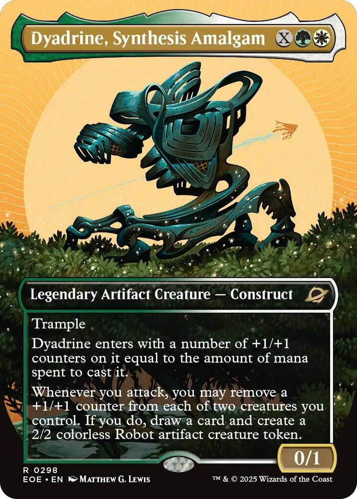 Dyadrine, Synthesis Amalgam 298/276 (Edge of Eternities)  - Borderless | Good Games Cannington