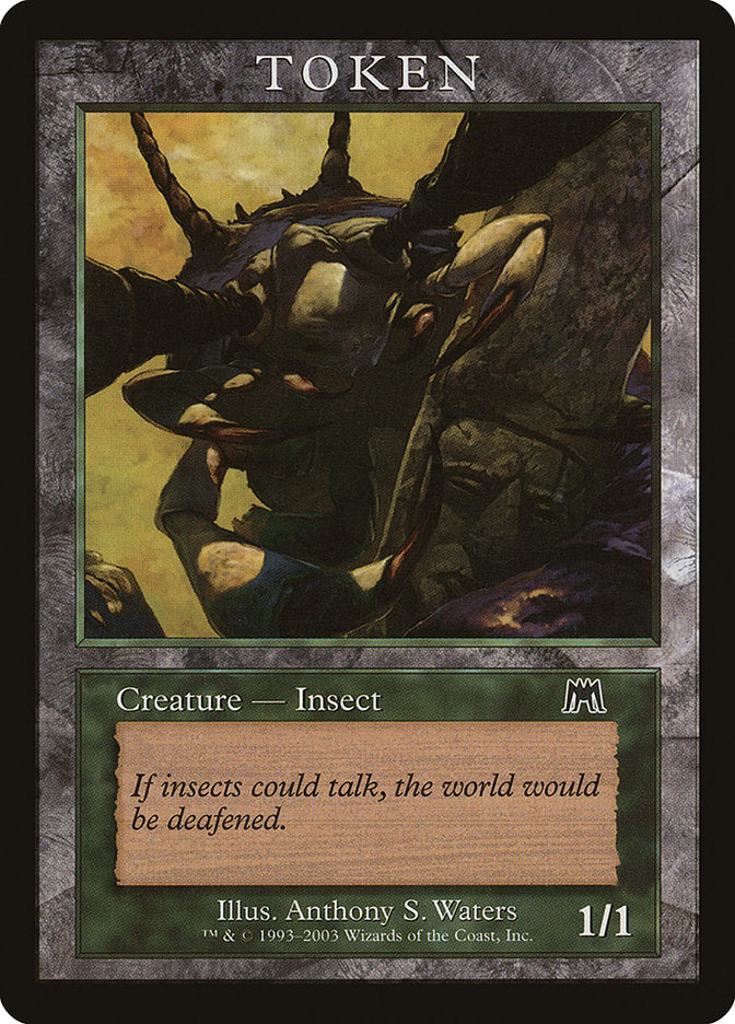 Insect Token [Magic Player Rewards 2003] | Good Games Cannington