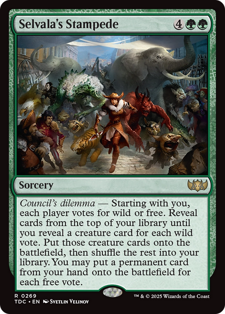 Selvala's Stampede [Tarkir: Dragonstorm Commander] | Good Games Cannington