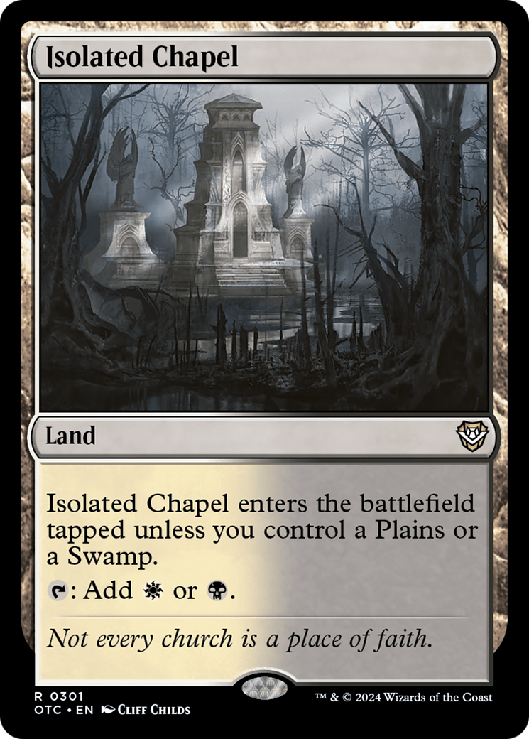 Isolated Chapel [Outlaws of Thunder Junction Commander] | Good Games Cannington