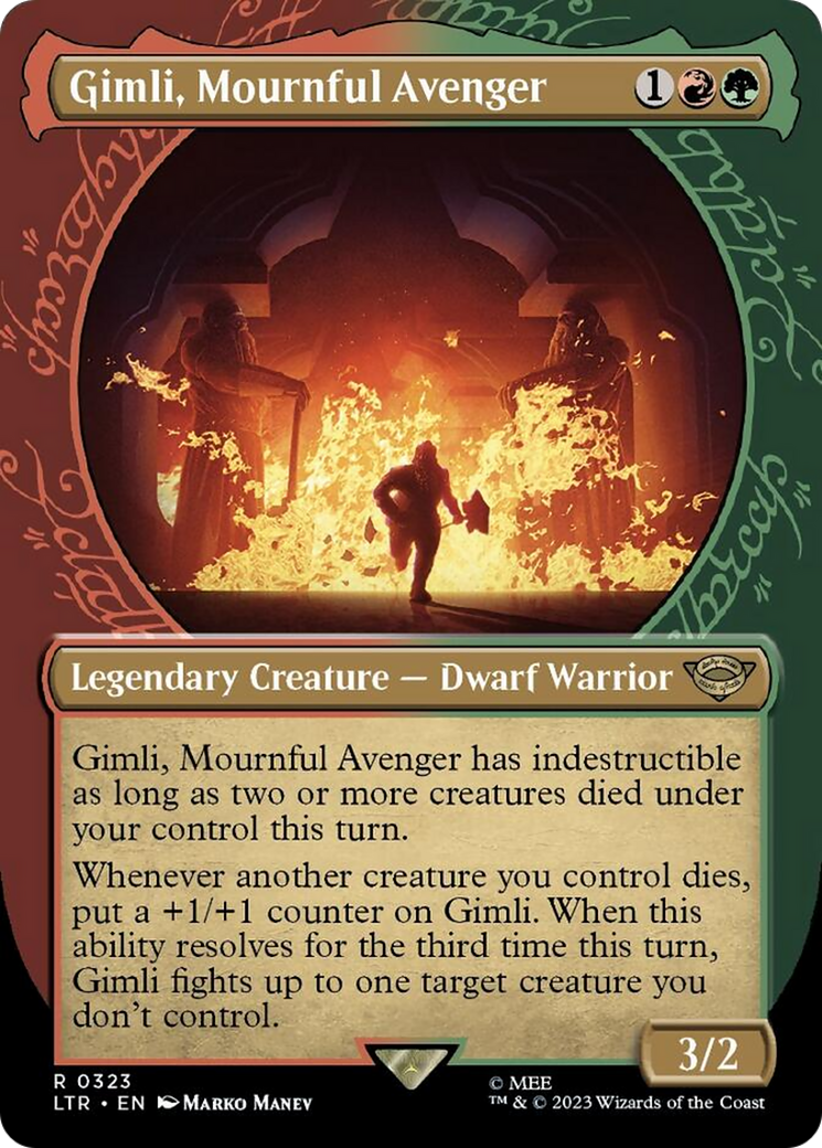 Gimli, Mournful Avenger (Showcase Ring Frame) [The Lord of the Rings: Tales of Middle-Earth] | Good Games Cannington
