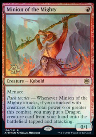 Minion of the Mighty [Dungeons & Dragons: Adventures in the Forgotten Realms Prerelease Promos] | Good Games Cannington