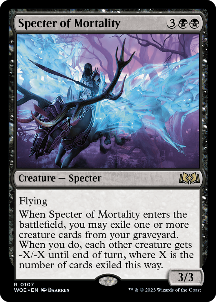 Specter of Mortality [Wilds of Eldraine] | Good Games Cannington