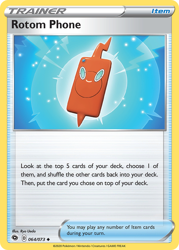 Rotom Phone (064/073) [Sword & Shield: Champion's Path] | Good Games Cannington