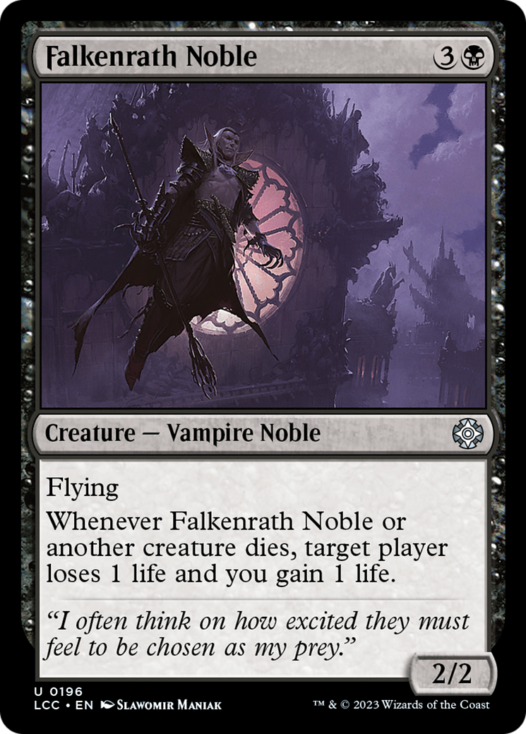 Falkenrath Noble [The Lost Caverns of Ixalan Commander] | Good Games Cannington
