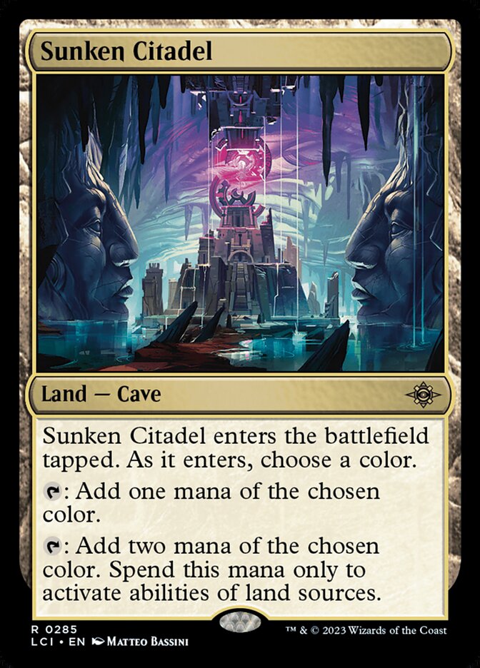 Sunken Citadel 285 (The Lost Caverns of Ixalan)  - Foil | Good Games Cannington