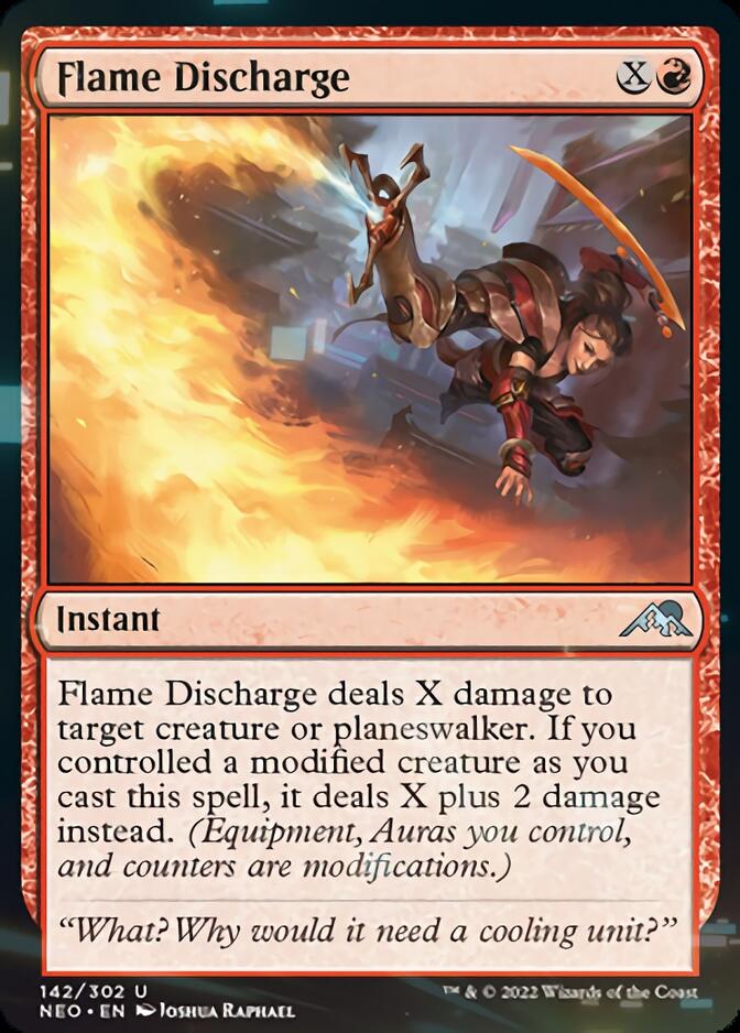 Flame Discharge [Kamigawa: Neon Dynasty] | Good Games Cannington